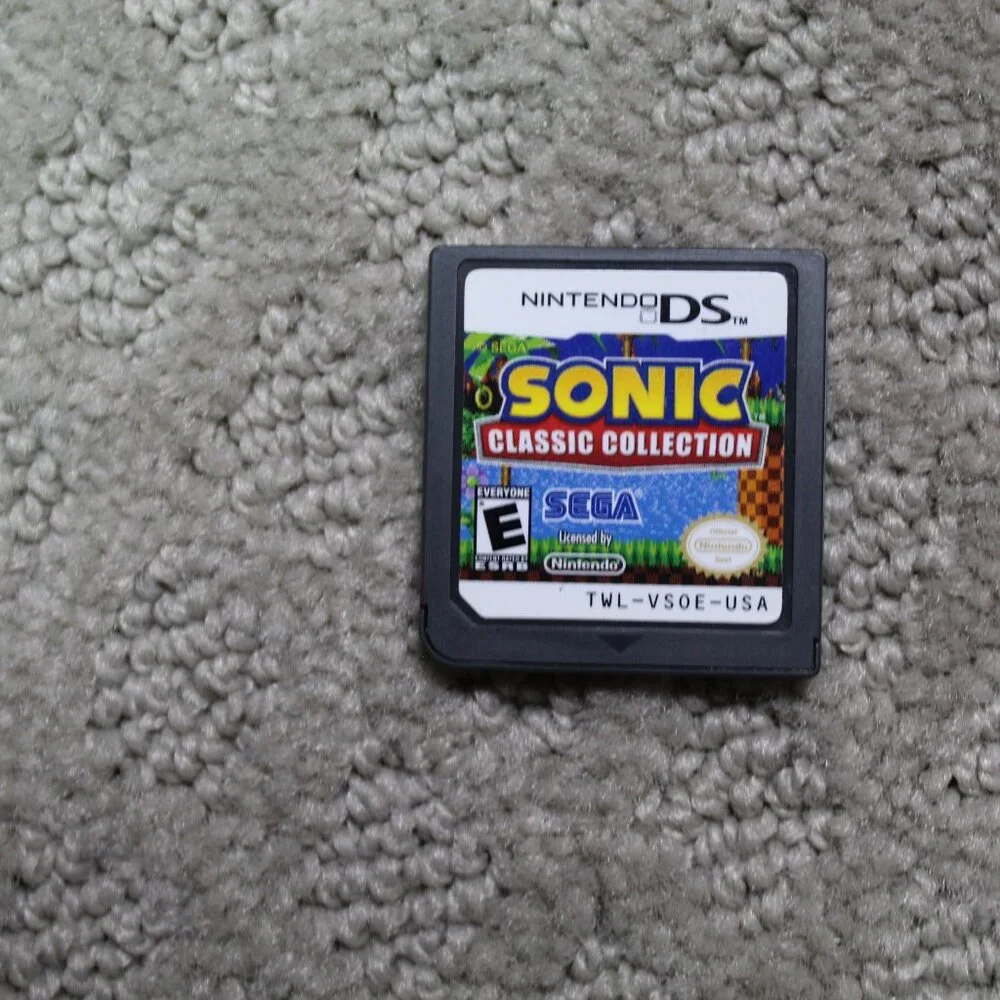 Set of 3 Nintendo DS Games: Sonic All-Stars, Sonic Classic, Sonic Rush
